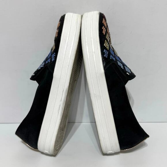 Skechers Street Uplift Wild Thang Flatform Multicolor Sequined Sneakers 7.5 - Picture 10 of 12